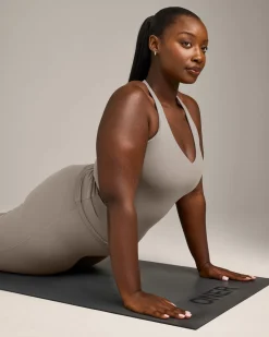SoftMotion™ Racer Back Vest with Built in Bra Shelf with White Logo