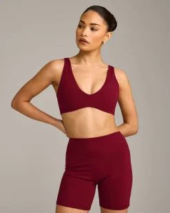 SoftMotion™ Scoop Back Bralette with Grey Logo