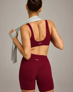SoftMotion™ Scoop Back Bralette with Grey Logo
