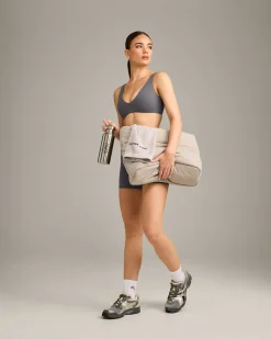 SoftMotion™ Scoop Back Bralette with Grey Logo