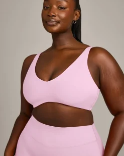 SoftMotion™ Scoop Back Bralette with Grey Logo
