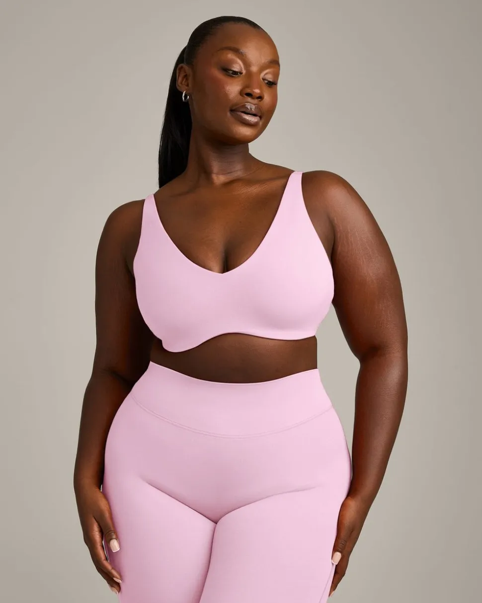 SoftMotion™ Scoop Back Bralette with Grey Logo
