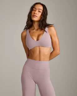 SoftMotion™ Scoop Back Bralette with White Logo