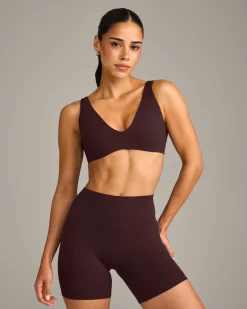 SoftMotion™ Scoop Back Bralette with Grey Logo