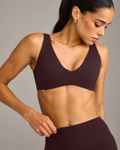 SoftMotion™ Scoop Back Bralette with Grey Logo