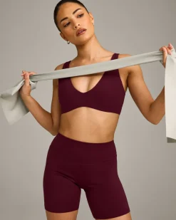 SoftMotion™ Scoop Back Bralette with Grey Logo