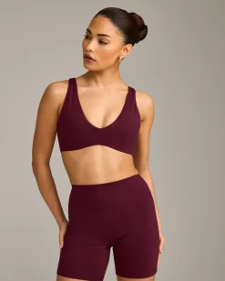 SoftMotion™ Scoop Back Bralette with Grey Logo