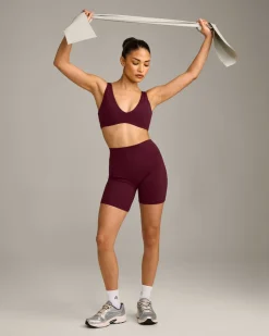 SoftMotion™ Scoop Back Bralette with Grey Logo