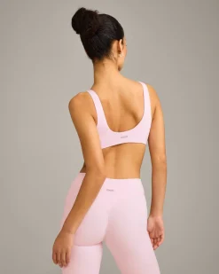 SoftMotion™ Scoop Back Bralette with Grey Logo