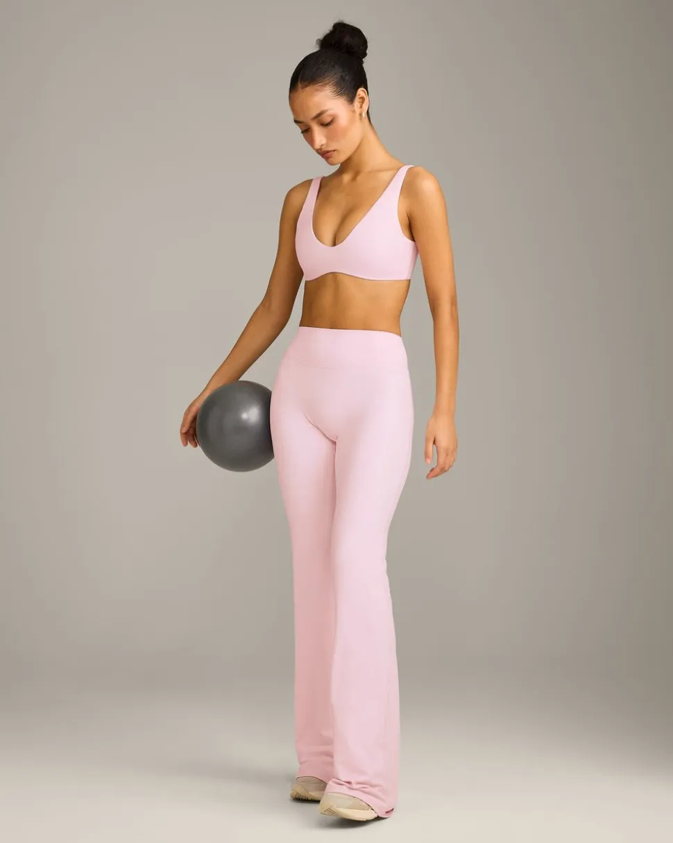 SoftMotion™ Scoop Back Bralette with Grey Logo
