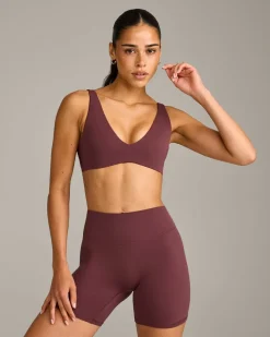SoftMotion™ Scoop Back Bralette with Grey Logo