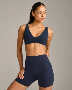 SoftMotion™ Scoop Back Bralette with Grey Logo