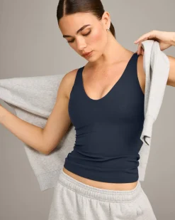 SoftMotion™ Scoop Neck Vest with Grey Logo