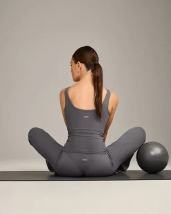 SoftMotion™ Scoop Neck Vest with Grey Logo