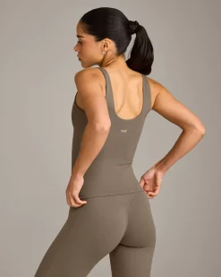 SoftMotion™ Scoop Neck Vest with Grey Logo