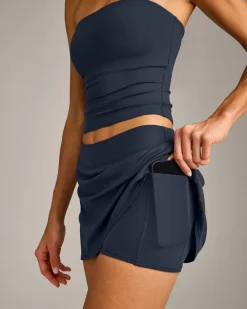 SoftMotion™ Skort with Pockets with Grey Logo