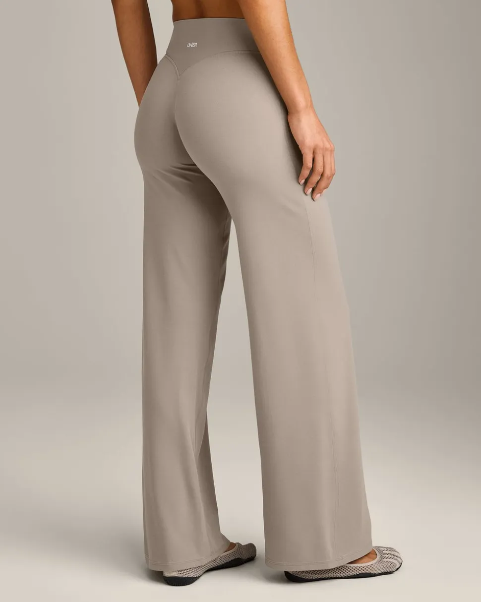 SoftMotion™ Straight Leg Bottoms with White Logo