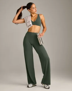 SoftMotion™ Straight Leg Bottoms with Grey Logo
