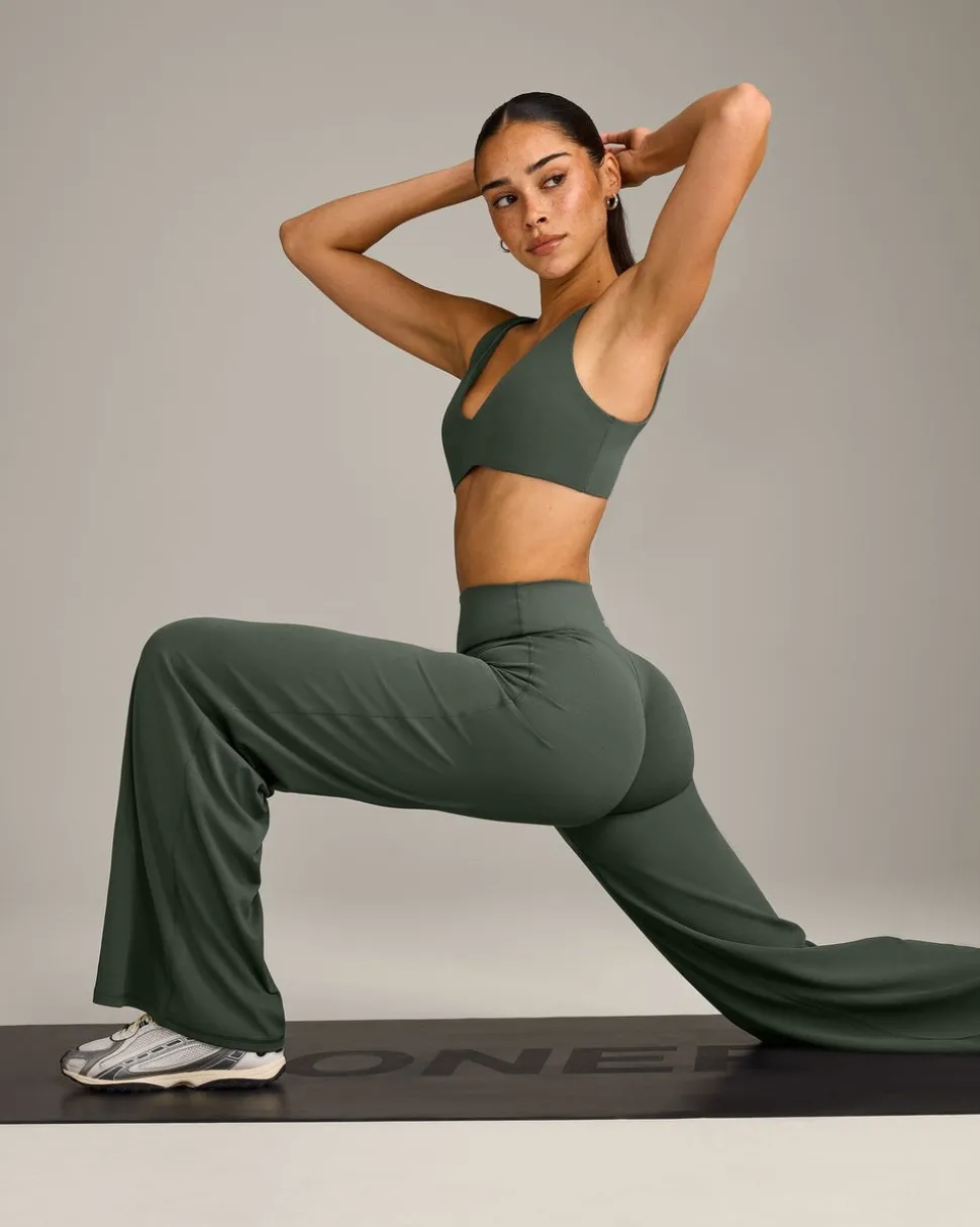 SoftMotion™ Straight Leg Bottoms with Grey Logo