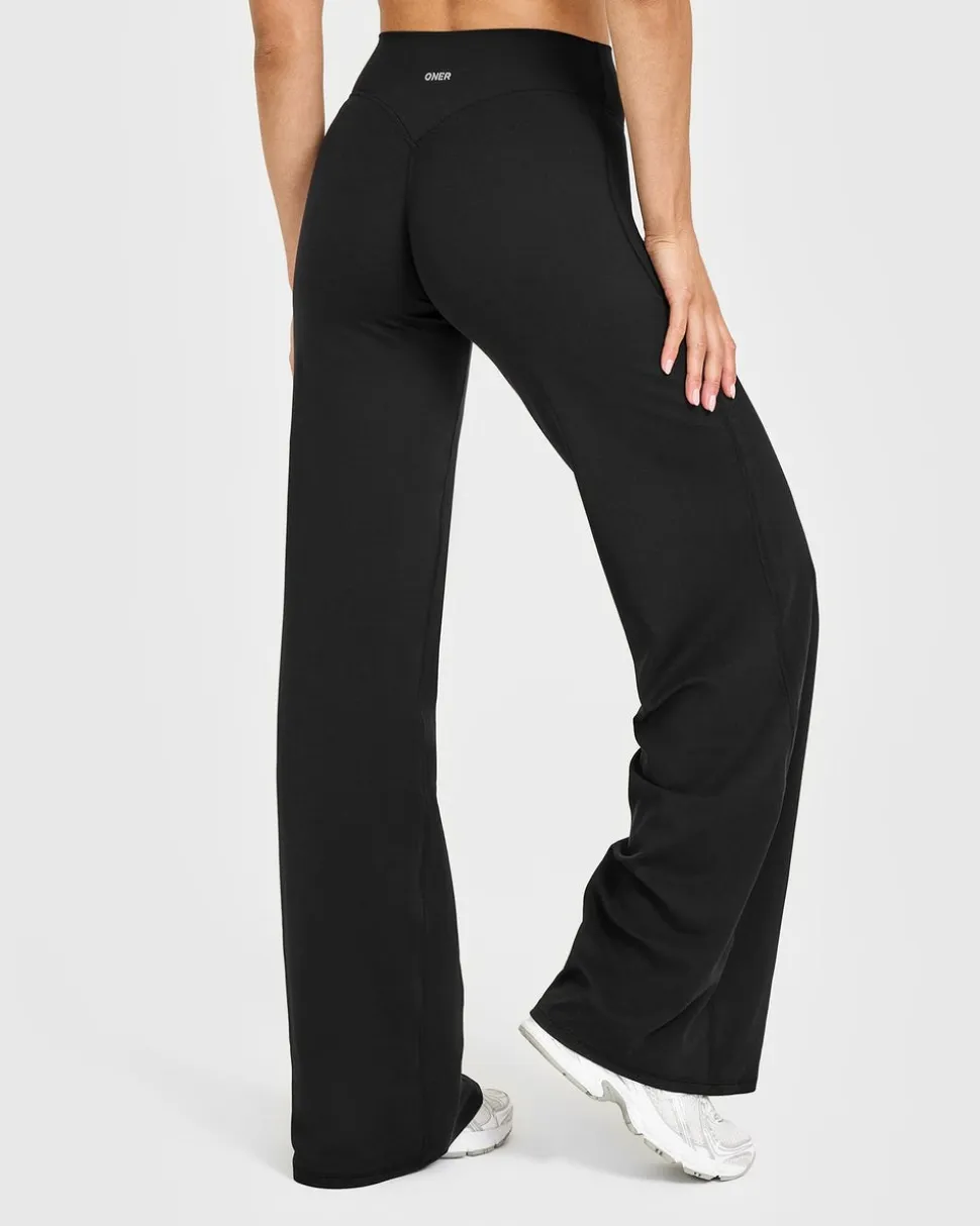 SoftMotion™ Straight Leg Bottoms with White Logo