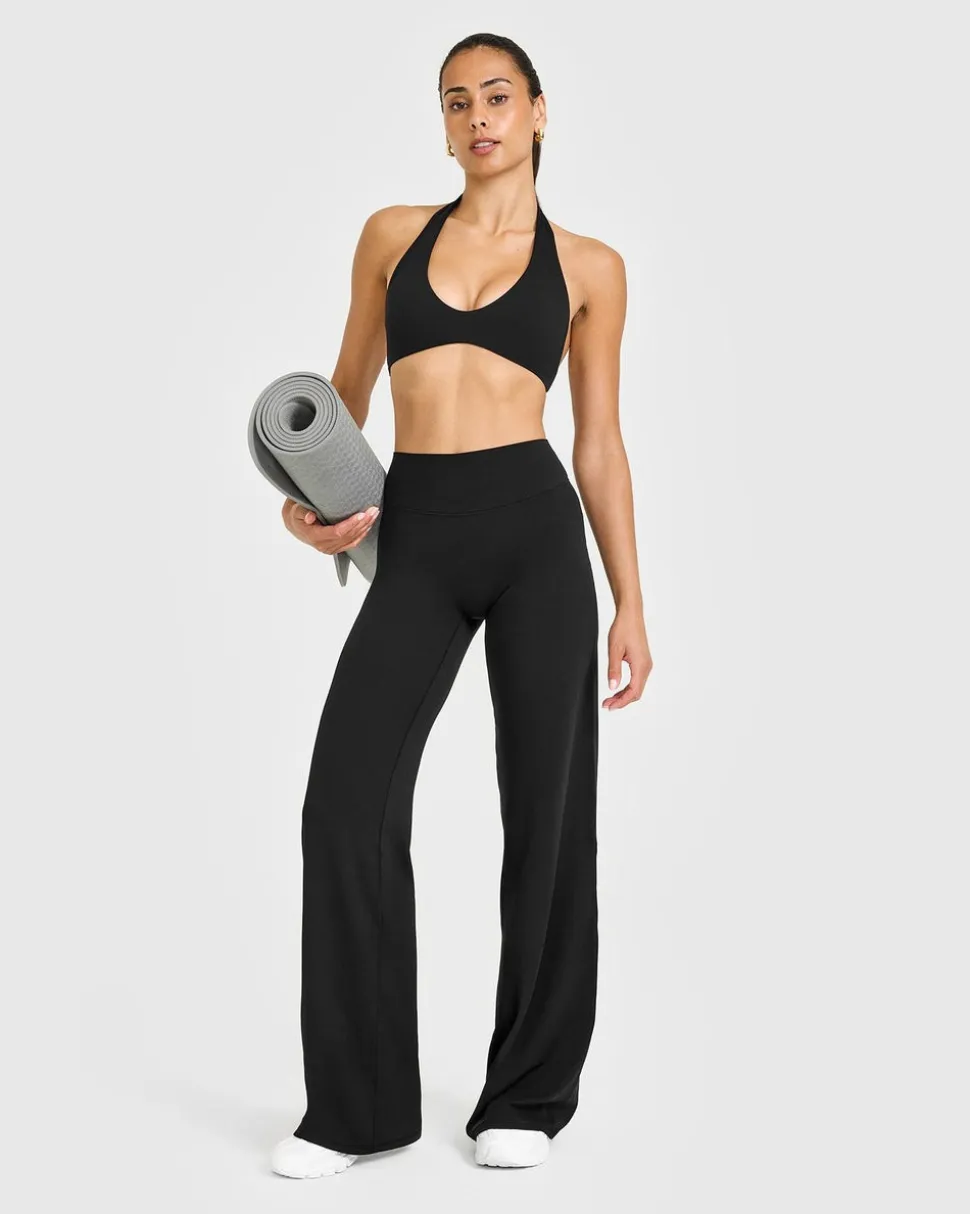 SoftMotion™ Straight Leg Bottoms with White Logo
