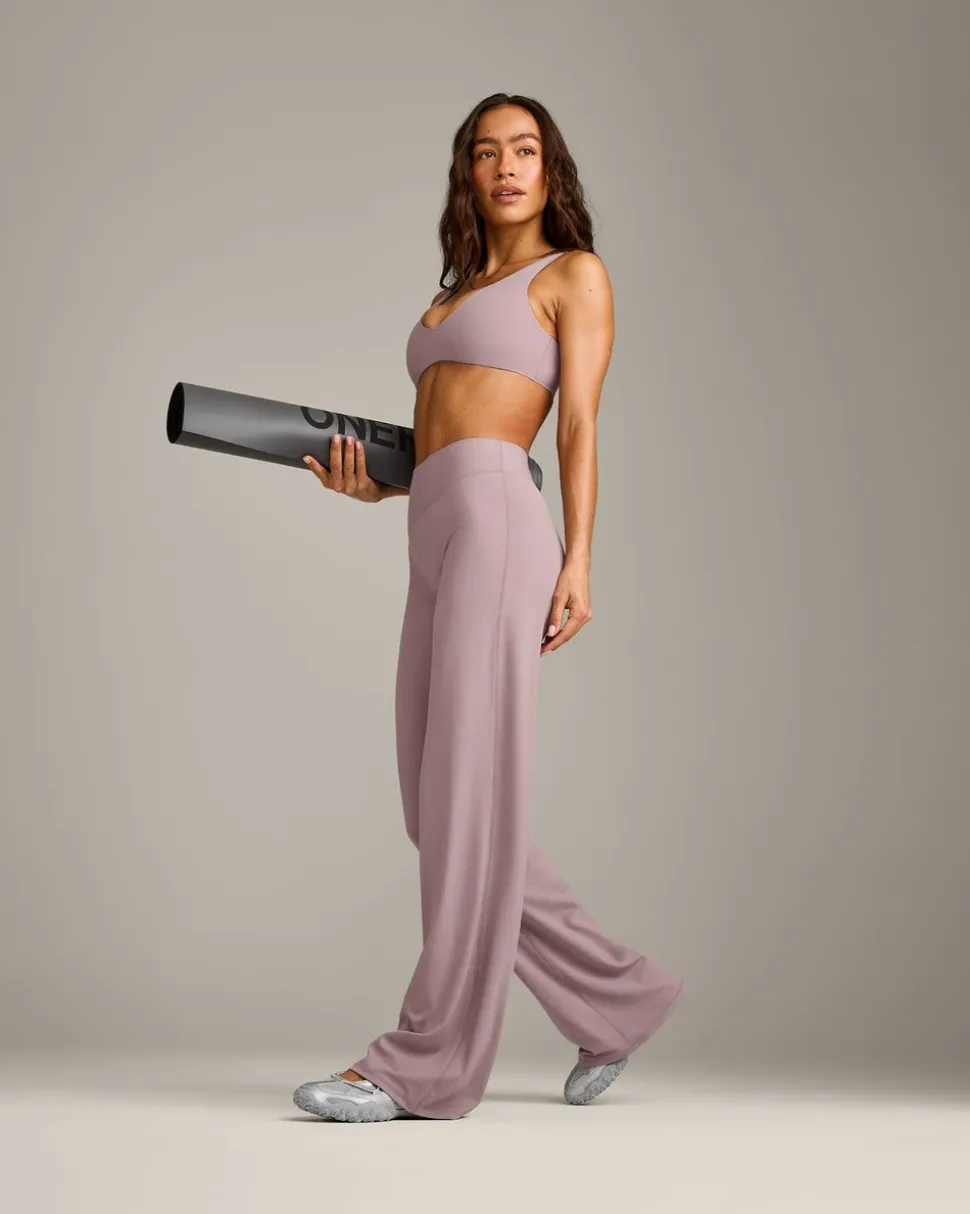 SoftMotion™ Straight Leg Bottoms with White Logo