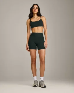 SoftMotion™ Strappy Sports Bra with Grey Logo
