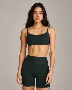 SoftMotion™ Strappy Sports Bra with Grey Logo