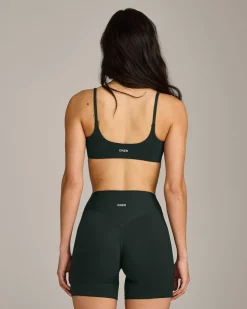 SoftMotion™ Strappy Sports Bra with Grey Logo