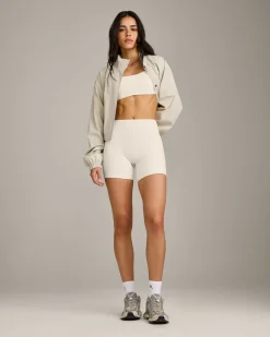 SoftMotion™ Strappy Sports Bra with Grey Logo