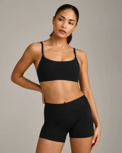 SoftMotion™ Strappy Sports Bra with Grey Logo