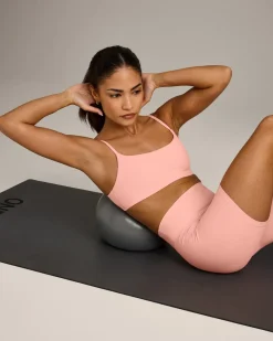 SoftMotion™ Strappy Sports Bra with Grey Logo