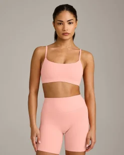 SoftMotion™ Strappy Sports Bra with Grey Logo
