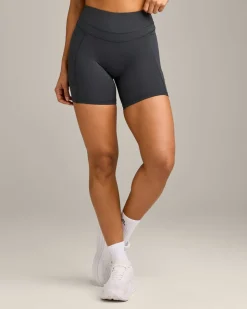 UnifiedMove™ High Waisted Pocket Shorts 6" with Reflective Logo