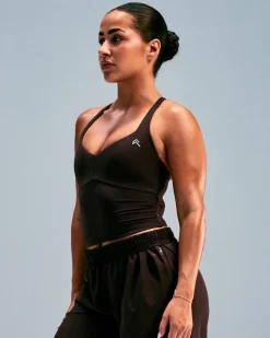 UnifiedMove™ T Back Mid Vest with Built in Bra Shelf with Reflective Logo
