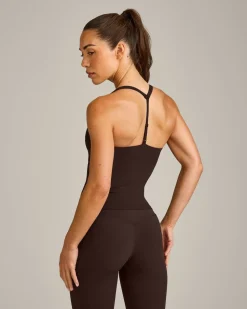 UnifiedMove™ T Back Mid Vest with Built in Bra Shelf with Reflective Logo