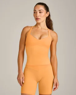 UnifiedMove™ T Back Mid Vest with Built in Bra Shelf with Reflective Logo