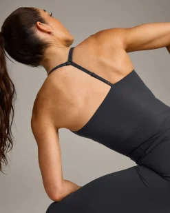 UnifiedMove™ T Back Mid Vest with Built in Bra Shelf with Reflective Logo