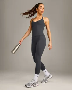 UnifiedMove™ T Back Mid Vest with Built in Bra Shelf with Reflective Logo