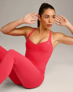 UnifiedMove™ T Back Mid Vest with Built in Bra Shelf with Reflective Logo