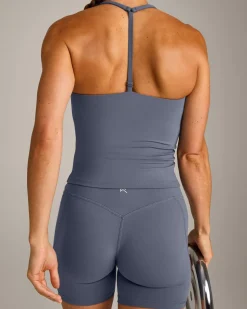 UnifiedMove™ T Back Mid Vest with Built in Bra Shelf New Branding