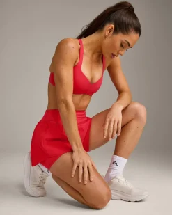 UnifiedMove™ T Back Minimal Bralette with Reflective Logo