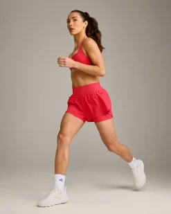 UnifiedMove™ T Back Minimal Bralette with Reflective Logo