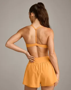 UnifiedMove™ T Back Minimal Bralette with Reflective Logo
