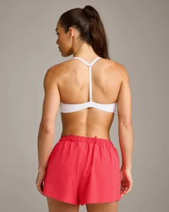 UnifiedMove™ T Back Minimal Bralette with Reflective Logo