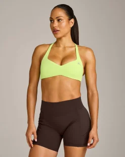 UnifiedMove™ T Back Minimal Bralette with Reflective Logo