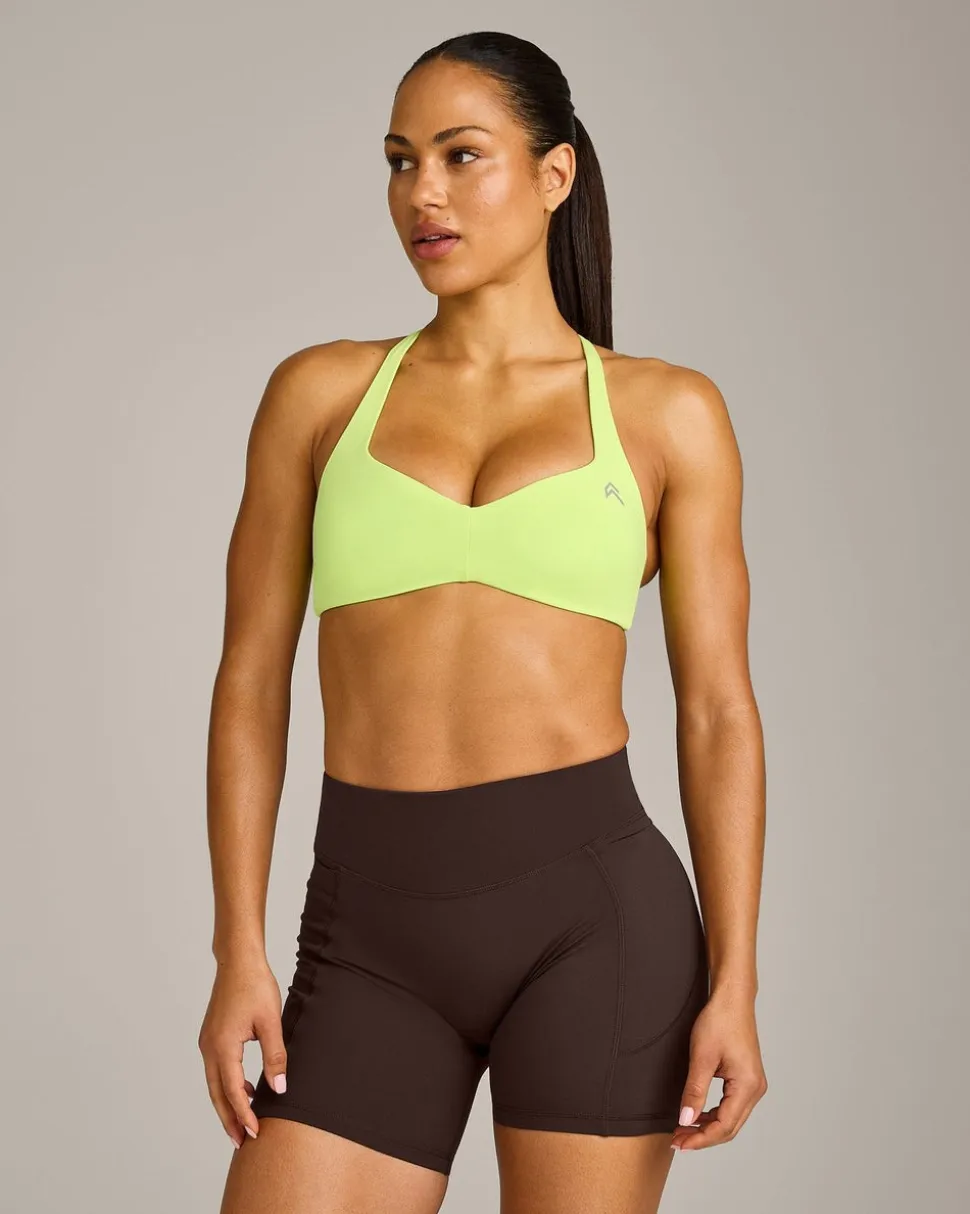 UnifiedMove™ T Back Minimal Bralette with Reflective Logo