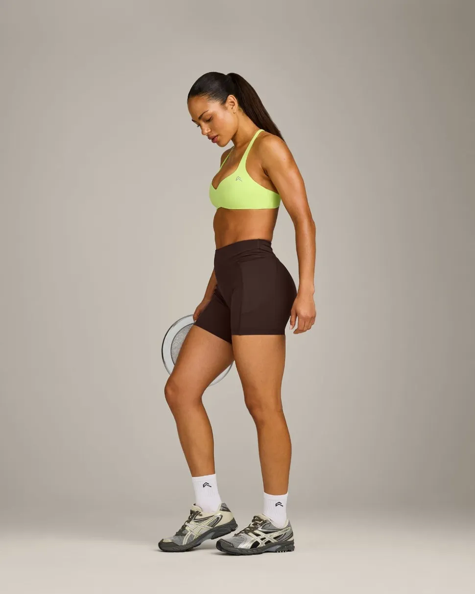 UnifiedMove™ T Back Minimal Bralette with Reflective Logo