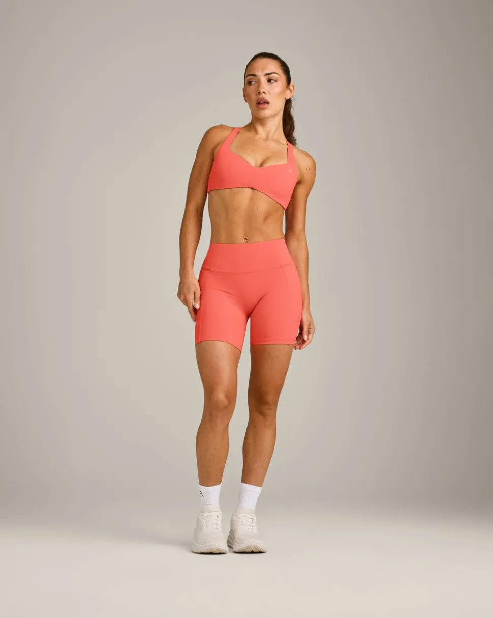 UnifiedMove™ T Back Minimal Bralette with Reflective Logo