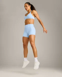 UnifiedMove™ T Back Minimal Bralette with Reflective Logo